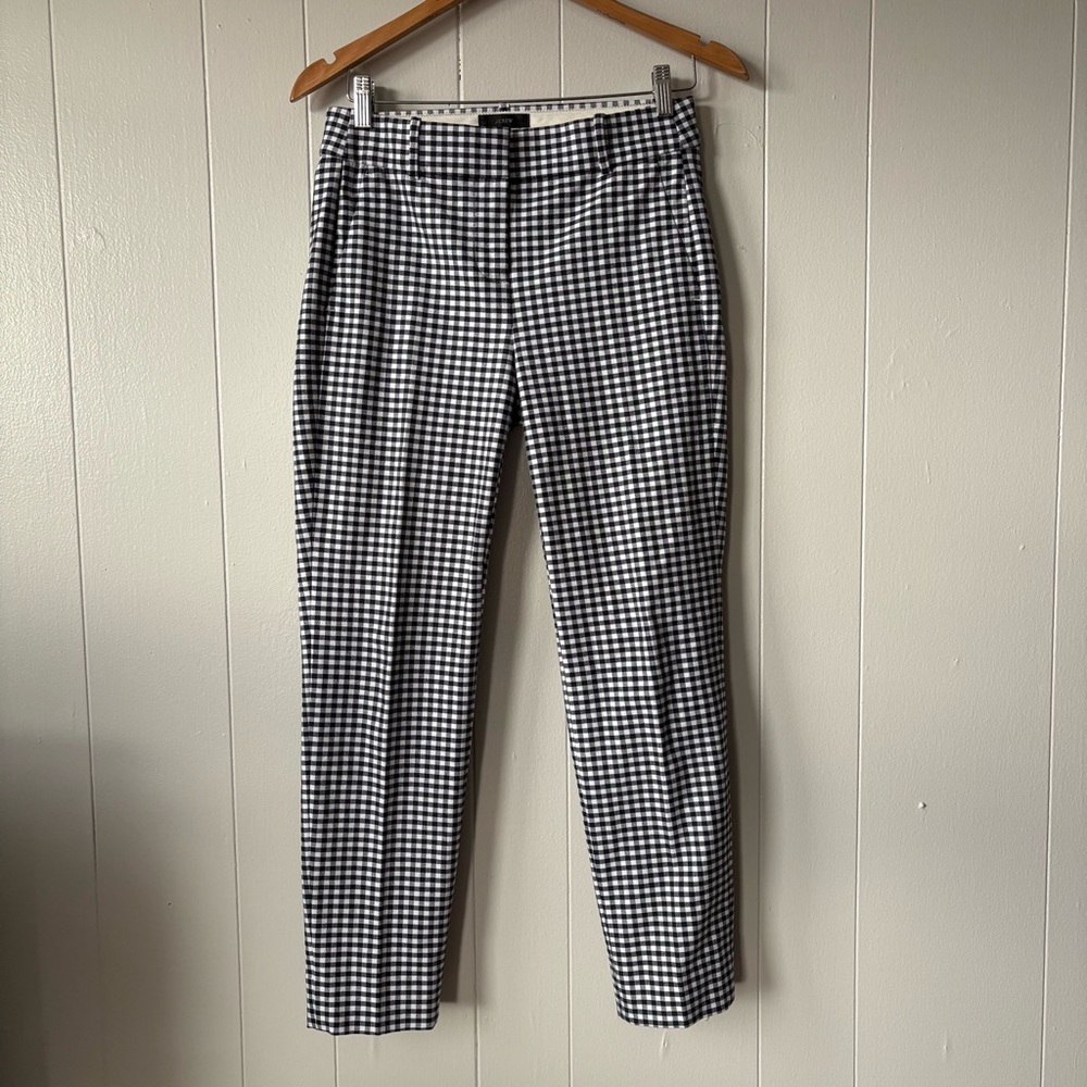 J. Crew Cameron Pant in Navy Plaid